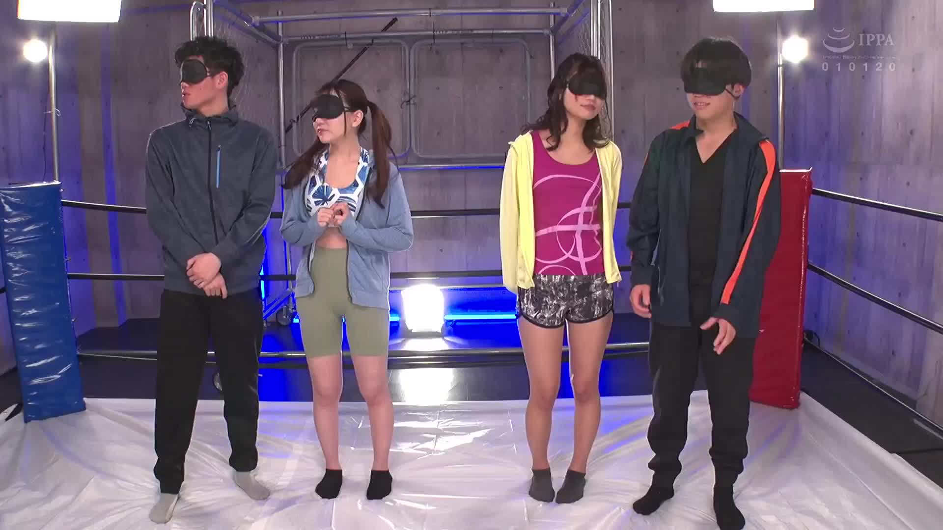 男女混合ミックスプロレスエロ 